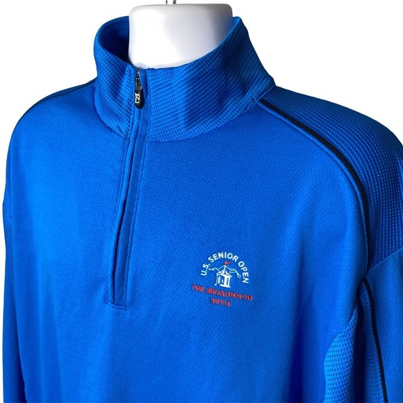 US Senior Open 2018 Broadmoor PGA Golf 1/4 Zip Pullover XXL Cutter And Buck - Picture 2 of 6
